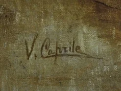 Vincenzo Caprile, Kinder, 1900er, Ölgemälde auf Karton, 1890er, gerahmt
