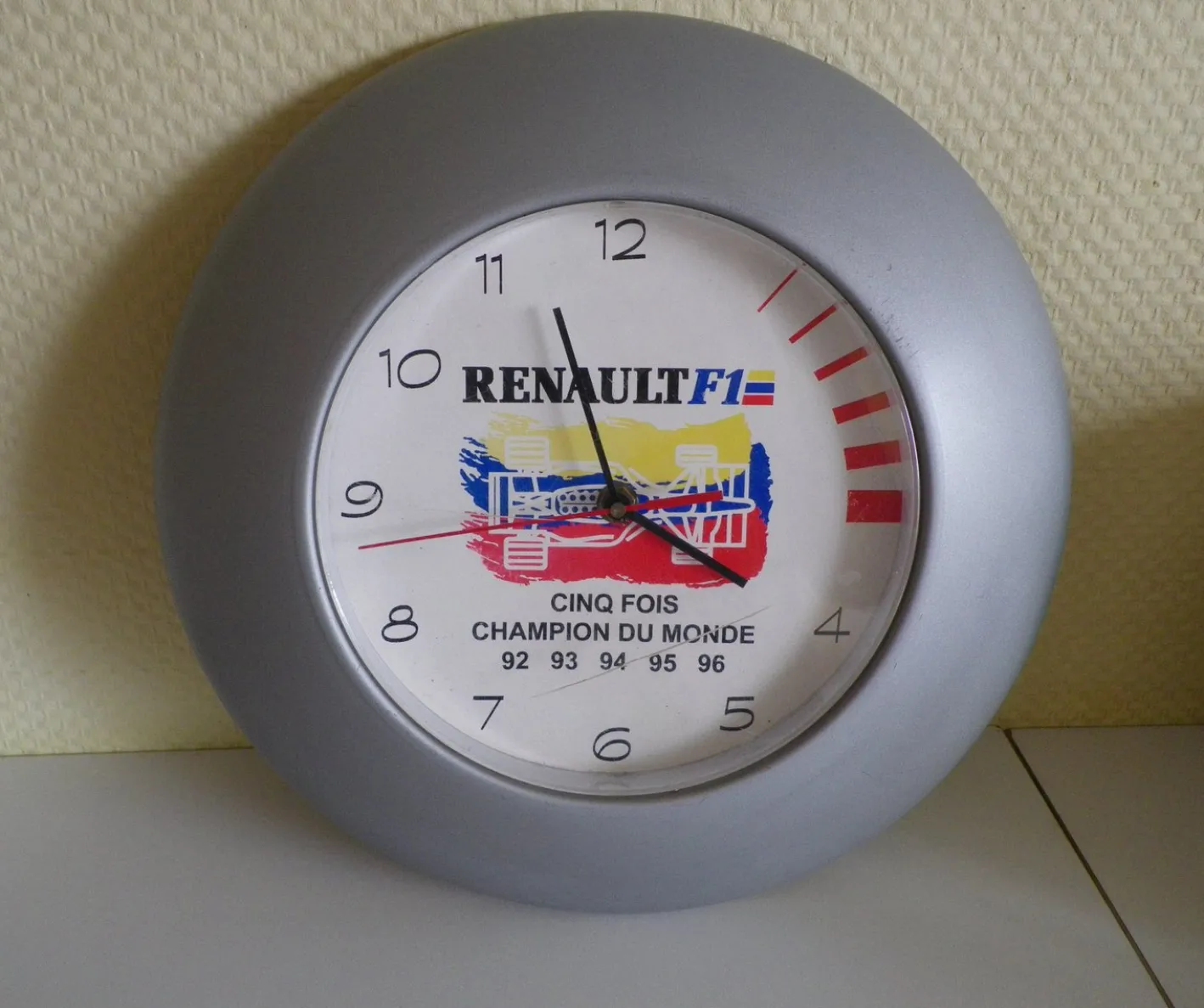 Vintage F1 Fünffach Weltmeisteruhr von Renault, 1990er