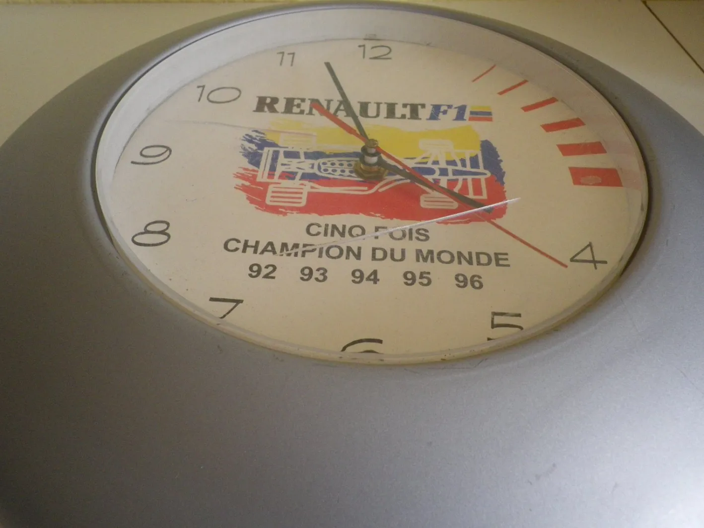 Vintage F1 Fünffach Weltmeisteruhr von Renault, 1990er