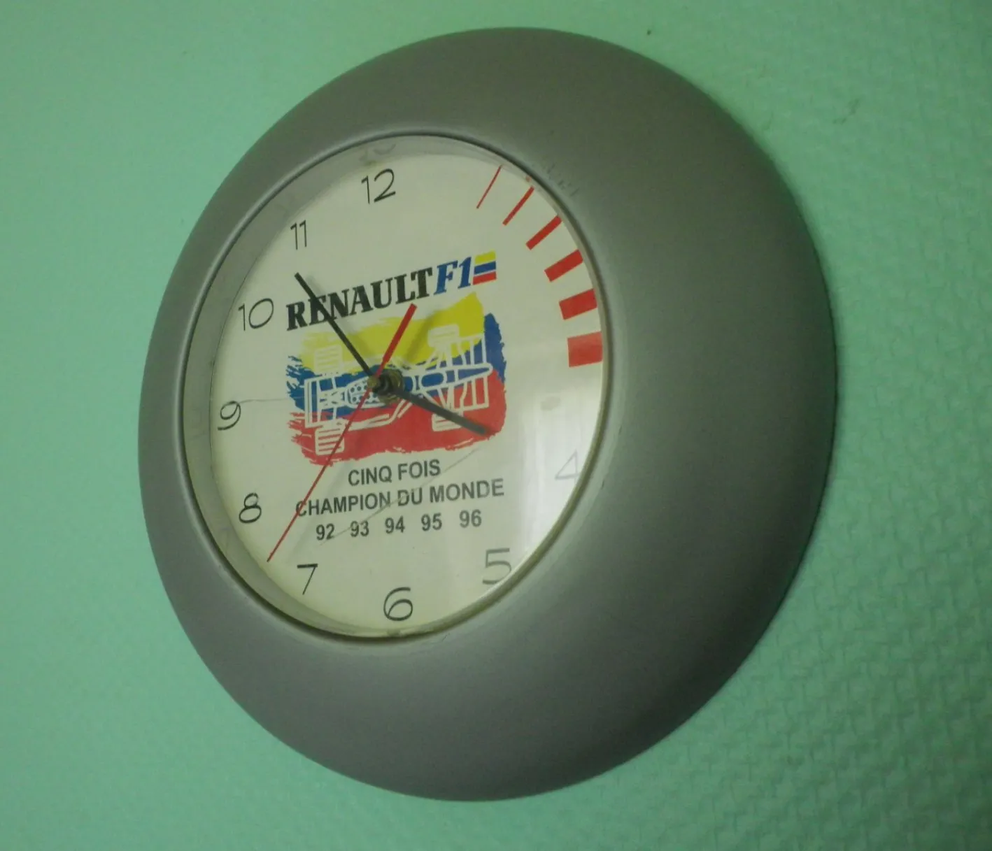 Vintage F1 Fünffach Weltmeisteruhr von Renault, 1990er