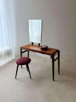 Vintage Frisiertisch aus Mahagoni & Teak, 1960er
