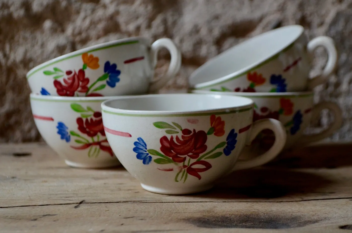 Vintage Geschirrset, 1940er, 36er Set