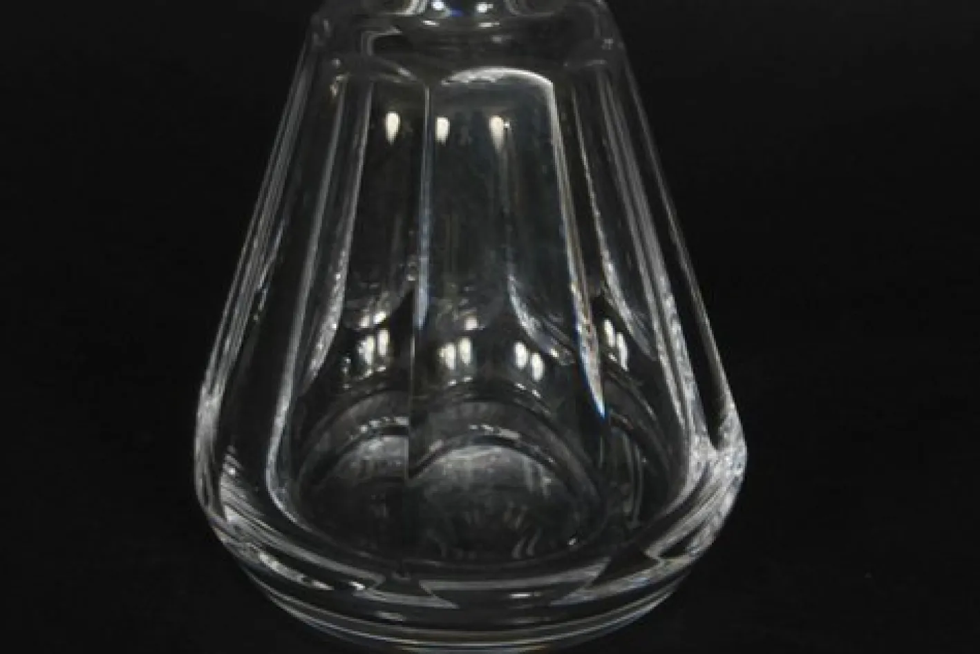 Vintage Harcourt Talleyrand Kristallglas Dekanter Baccarat zugeschrieben, 1950er, 2er Set