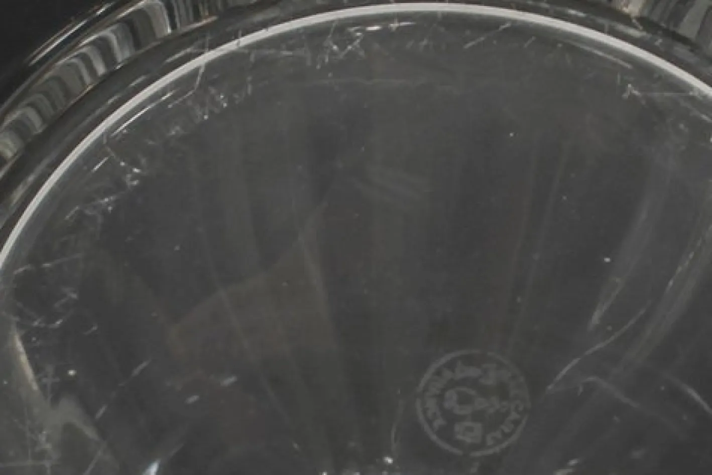 Vintage Harcourt Talleyrand Kristallglas Dekanter Baccarat zugeschrieben, 1950er, 2er Set