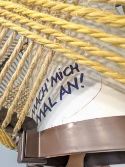 Vintage Hängelampe von Mk Leuchten, 1970er