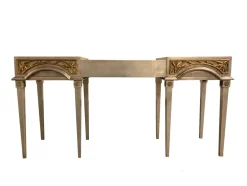 Vintage Hollywood Regency Frisiertisch von James Mont, 1950er