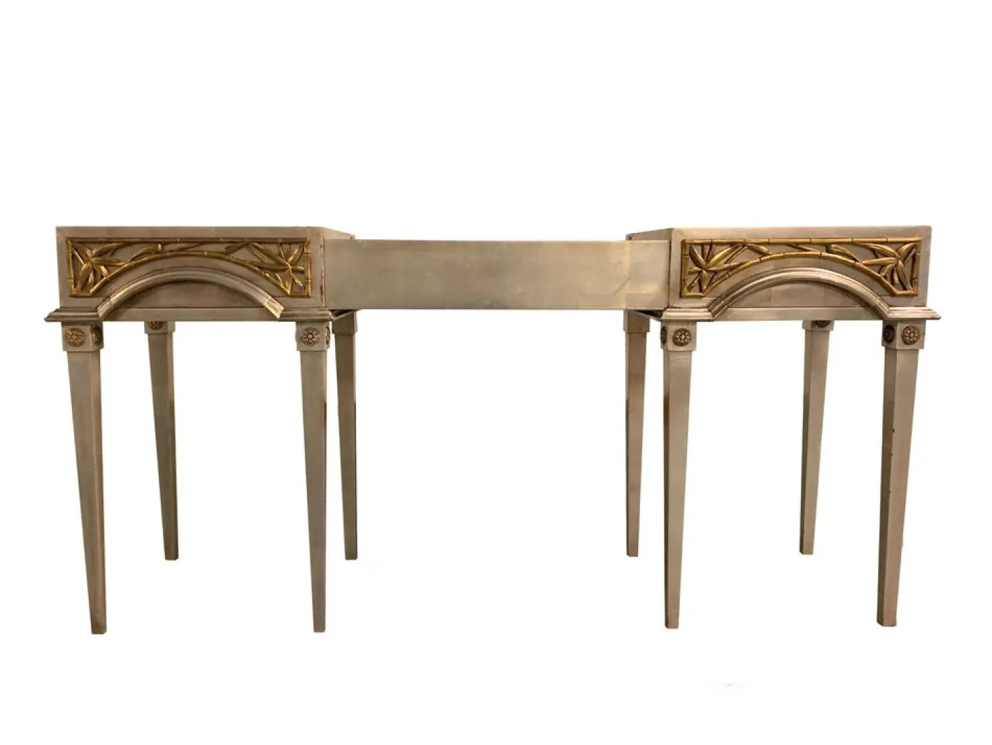 Vintage Hollywood Regency Frisiertisch von James Mont, 1950er