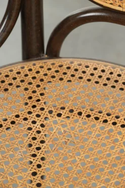 Vintage Long John Esszimmerstühle von Thonet, 2er Set