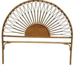 Vintage Rattan Kopfteil, Frankreich, 1960er