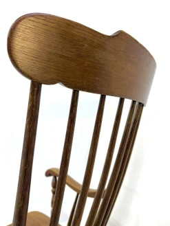 Vintage Schaukelstuhl aus Eiche von Den Ouden, 1975