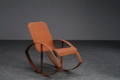 Vintage Schaukelstuhl aus Metall