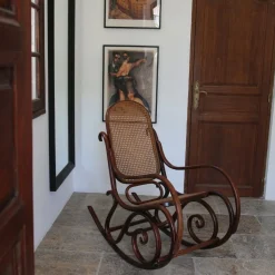 Vintage-Schaukelstuhl von Michael Thonet, 1970er Jahre