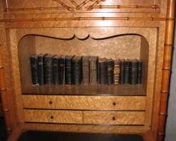 Vintage Sekretär aus Kirschholz & Ahorn
