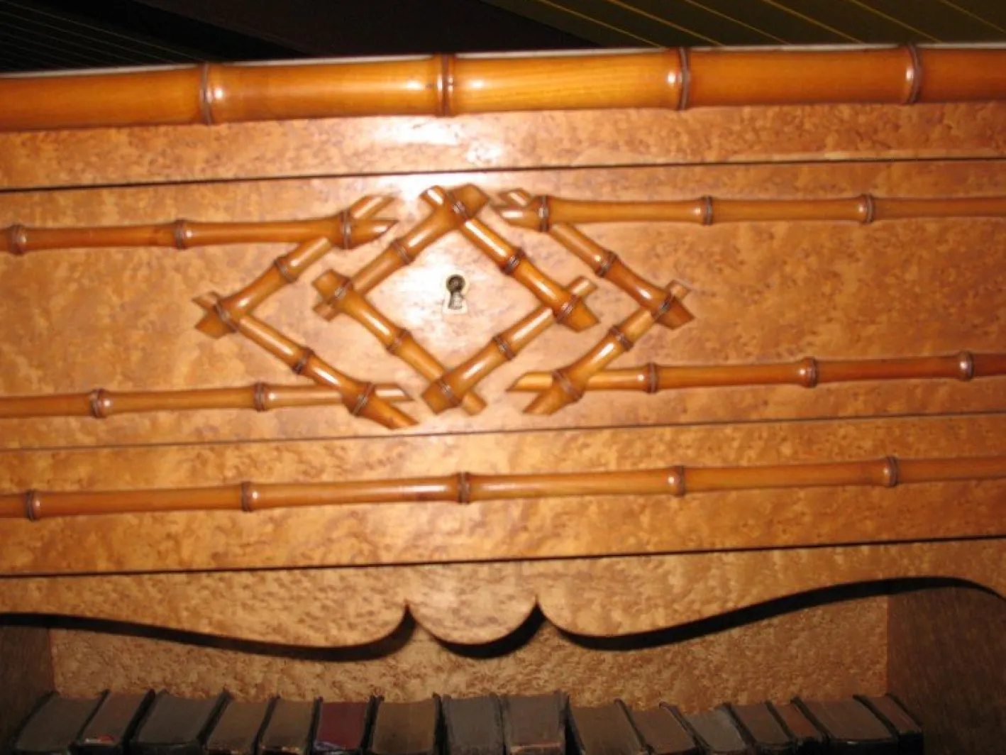 Vintage Sekretär aus Kirschholz & Ahorn