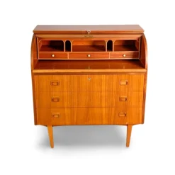 Vintage Sekretär aus Teak von Egon Ostegaard