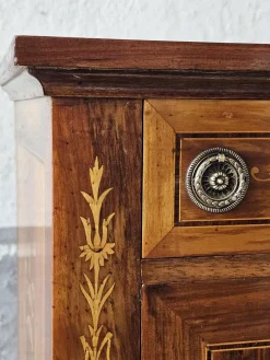 Vintage Sekretär mit Intarsien im Louis XVI-Stil, 1950er
