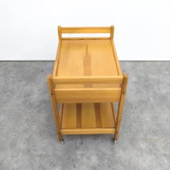 Vintage Servierwagen aus Kiefernholz von Erik Wørts, 1970er