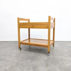 Vintage Servierwagen aus Kiefernholz von Erik Wørts, 1970er