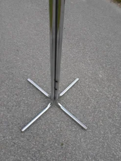 Vintage Space Age Sputnik Garderobe aus Chrom