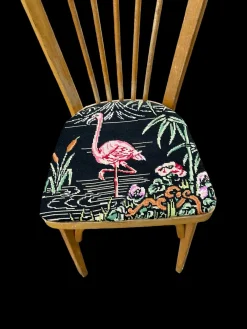 Vintage Stuhl aus Buche von Baumann, 1950er