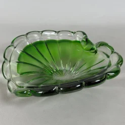 Vintage Tafelaufsatz aus grünem Muranoglas, 1970er