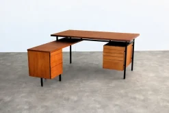 Vintage Teak Schreibtisch von Knoll, 1960er