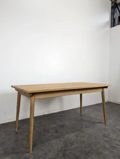 Vintage Tisch aus Buchenholz im skandinavischen Stil
