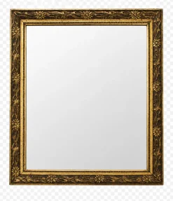 Vintage Wandspiegel mit vergoldetem & verziertem Rahmen, 1960er