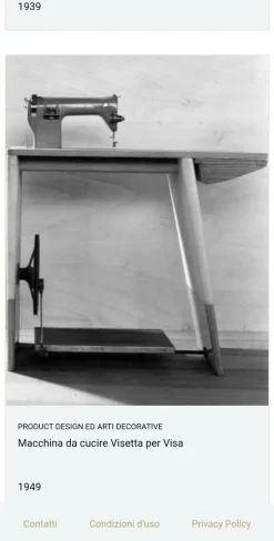 Visetta Tisch mit Schreibmaschine von Gio Ponti, 1949