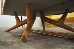 Walnuss Wurzelholz Schlafzimmer Set von Osvaldo Borsani, 1950er, 3er Set