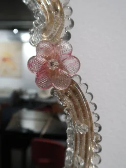 Wandspiegel aus Muranoglas, 1960er