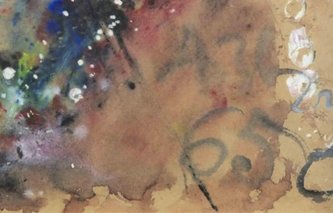 Weibliches Portrait, 1965, Zeichnung auf Papier