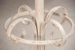 Weißer Shabby Garderobenständer aus dem 20. Jh. von Thonet, 1920er